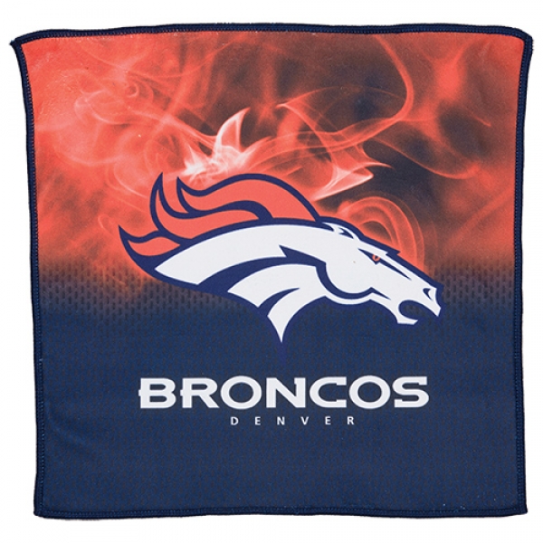 Denver Broncos On Fire Towel