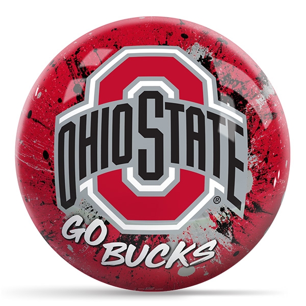 Ohio State Paint Splash Ball